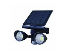 Primaster Solar LED Fluter 600 Lumen, schwarz mit Bewegungsmelder