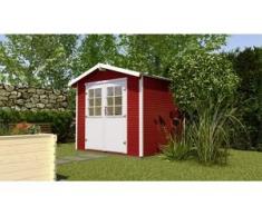 Weka Gartenhaus Kajsa Gr. 4 schwedenrot, Wandstärke 28 mm, 301 x 295 cm