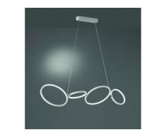 Trio LED Pendelleuchte Rondo weiß matt