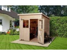 Weka Gartenhaus Ebby Gr.2 Maße: 222 x 237 x 223 cm, natur