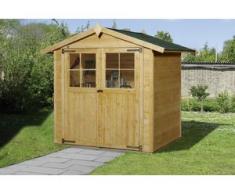 Weka Gartenhaus Agda Gr.2 lasiert, Wandstärke 19 mm, 198 x 194 cm