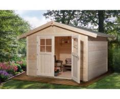Weka Gartenhaus FINN Gr.2 Sparpreis natur, Wandstärke 28 mm, 300 x 205 cm