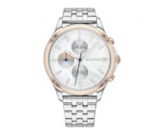 Tommy Hilfiger Tommy Hilfiger Damen-Uhren Analog Quarz Silber Silber Edelstahl 32010598