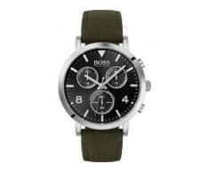 Hugo Boss Boss Herren-Uhren Analog Quarz Grün Grün Leder 32005888