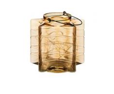Windlicht mit LED-Lichterkette IMPRESSIONEN living braun
