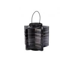 Windlicht mit LED-Lichterkette IMPRESSIONEN living schwarz