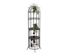 Dandibo - Weinregal Metall Stehed Bar 196 cm Hausbar 130067 Flaschenregal Weinschrank XXL