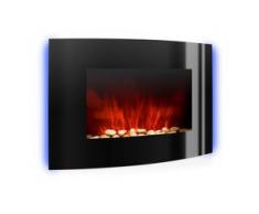 Lausanne Elektrischer Kamin 2000W LED Flammen Fernbedienung - Klarstein