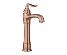 Nostalgie Kupfer Armatur Bronze Messing Lang für Aufsatzwaschbecken - PAULGURKES