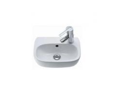 Design Handwaschbecken Waschbecken 36cm im Komplettset mit Grohe Armatur C72136000 - Ceravid