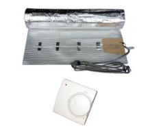 HoWaTech AL 510 Elektrische Laminat Fußbodenheizung | Set mit Heizmatte und Regler Standard: 9.00m²