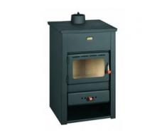 Holzofen Multi-Brennstoff-Kamin Holzbrenner Gusseisen Top 10kw Prity K2CP