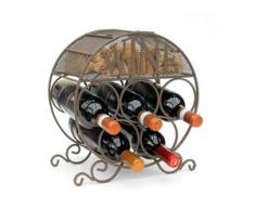 Weinregal Metall Flaschenregal 83131 Weinschrank Flaschenständer Korkenbehälter - AMBIENTE HAUS