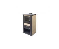 ALPINA Kaminofen wasserführend creme - 48x48x105 cm - ACERTO®