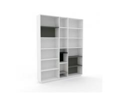 Aktenregal Weiß - Flexibles Büroregal: Hochwertige Qualität, einzigartiges Design - 190 x 239 x 35 cm, konfigurierbar