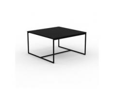 Beistelltisch Schwarz - Eleganter Nachttisch: Hochwertige Materialien, einzigartiges Design - 81 x 46 x 81 cm, Komplett...