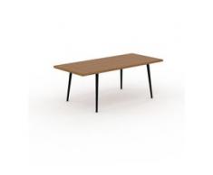 Designer Esstisch Massivholz Eiche, Holz - Individueller Designer-Massivholztisch: Einzigartiges Design - 200 x 75 x 90 cm,...