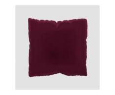 Kissen - Brombeerrot, 40x40cm - Samt, individuell konfigurierbar
