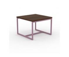 Beistelltisch Nussbaum - Eleganter Nachttisch: Hochwertige Materialien, einzigartiges Design - 42 x 31 x 42 cm, Komplett...
