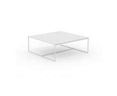 Beistelltisch Weiß - Eleganter Nachttisch: Hochwertige Materialien, einzigartiges Design - 121 x 46 x 121 cm, Komplett...
