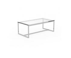 Couchtisch Kristallglas klar - Eleganter Sofatisch: Beste Qualität, einzigartiges Design - 81 x 31 x 42 cm, Konfigurator