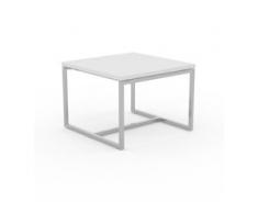 Beistelltisch Weiß - Eleganter Nachttisch: Hochwertige Materialien, einzigartiges Design - 42 x 31 x 42 cm, Komplett anpassbar