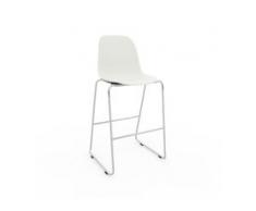 Barhocker in Weiß 49 x 112 x 58 cm einzigartiges Design, konfigurierbar