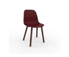 Esszimmerstuhl in Burgundrot 49 x 82 x 43 cm einzigartiges Design, konfigurierbar