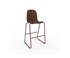 Barhocker in Nussbaum 49 x 113 x 58 cm einzigartiges Design, konfigurierbar