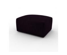 Polsterhocker Samt Auberginenlila - Eleganter Polsterhocker: Hochwertige Qualität, einzigartiges Design - 80 x 42 x 64 cm,...
