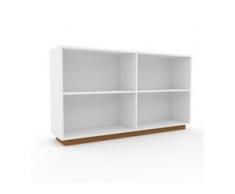 Aktenregal Weiß - Flexibles Büroregal: Hochwertige Qualität, einzigartiges Design - 152 x 85 x 35 cm, konfigurierbar