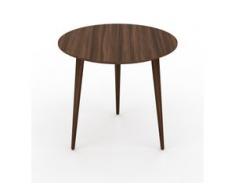 Couchtisch Nussbaum, Holz - Eleganter Sofatisch: Beste Qualität, einzigartiges Design - 50 x 47 x 50 cm, Konfigurator