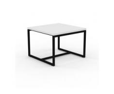 Beistelltisch Weiß - Eleganter Nachttisch: Hochwertige Materialien, einzigartiges Design - 42 x 31 x 42 cm, Komplett anpassbar