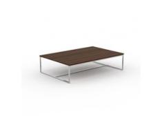 Beistelltisch Nussbaum - Eleganter Nachttisch: Hochwertige Materialien, einzigartiges Design - 121 x 31 x 81 cm, Komplett...