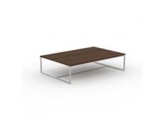 Beistelltisch Nussbaum - Eleganter Nachttisch: Hochwertige Materialien, einzigartiges Design - 121 x 31 x 81 cm, Komplett...
