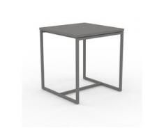 Beistelltisch Grau - Eleganter Nachttisch: Hochwertige Materialien, einzigartiges Design - 42 x 46 x 42 cm, Komplett anpassbar