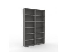 Aktenregal Grau - Flexibles Büroregal: Hochwertige Qualität, einzigartiges Design - 152 x 235 x 35 cm, konfigurierbar