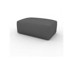 Polsterhocker Steingrau - Eleganter Polsterhocker: Hochwertige Qualität, einzigartiges Design - 100 x 42 x 64 cm,...
