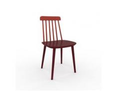 Esszimmerstuhl in Burgundrot 43 x 82 x 44 cm einzigartiges Design, konfigurierbar