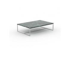 Beistelltisch Marmor, Grüner Guatemala - Eleganter Nachttisch: Hochwertige Materialien, einzigartiges Design - 121 x 31 x 81...