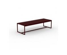 Beistelltisch Burgundrot - Eleganter Nachttisch: Hochwertige Materialien, einzigartiges Design - 121 x 31 x 42 cm, Komplett...