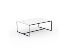 Beistelltisch Marmor, Weißer Carrara - Eleganter Nachttisch: Hochwertige Materialien, einzigartiges Design - 121 x 46 x 81...