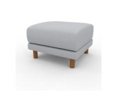 Polsterhocker Lichtgrau - Eleganter Polsterhocker: Hochwertige Qualität, einzigartiges Design - 60 x 42 x 60 cm, Individuell...