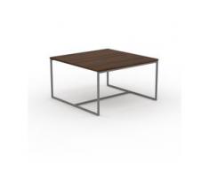Beistelltisch Nussbaum - Eleganter Nachttisch: Hochwertige Materialien, einzigartiges Design - 81 x 46 x 81 cm, Komplett...