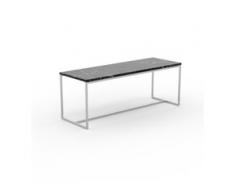 Beistelltisch Marmor, Schwarzer Marquina - Eleganter Nachttisch: Hochwertige Materialien, einzigartiges Design - 121 x 46 x...
