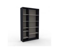 Aktenregal Anthrazit - Flexibles Büroregal: Hochwertige Qualität, einzigartiges Design - 116 x 196 x 35 cm, konfigurierbar