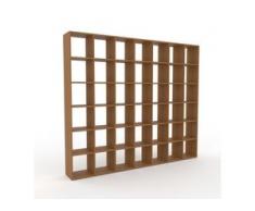 Holzregal Eiche, Holz - Skandinavisches Regal aus Holz: Hochwertige Qualität, einzigartiges Design - 272 x 233 x 35 cm,...