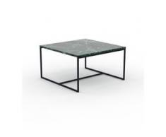 Beistelltisch Marmor, Grüner Guatemala - Eleganter Nachttisch: Hochwertige Materialien, einzigartiges Design - 81 x 46 x 81...