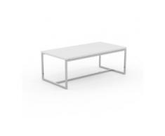 Beistelltisch Weiß - Eleganter Nachttisch: Hochwertige Materialien, einzigartiges Design - 81 x 31 x 42 cm, Komplett anpassbar