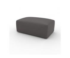 Polsterhocker Kiesgrau - Eleganter Polsterhocker: Hochwertige Qualität, einzigartiges Design - 100 x 42 x 64 cm, Individuell...